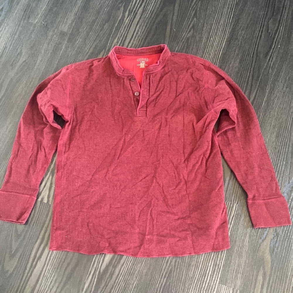 🍍LL BEAN 1/4 Button 🍍Size large 🍍A-1